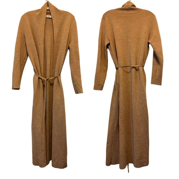 SOLD Aritzia Babaton Kirby Long Duster Sweater Cardigan robe - Picture 2 of 11